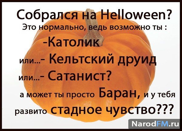 Как вы относитесь к Хэлоуину?